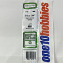 118 .015"X.188"X14" DIMENSIONAL STRIPS . (10/PK)WHITE