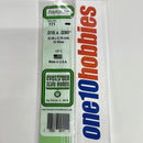 111 .015"X.030"X14" DIMENSIONAL STRIPS . (10/PK)WHITE