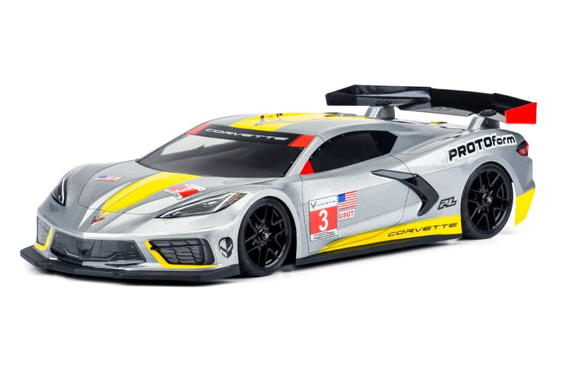 Pro-Line Chevrolet Corvette C8 Clear Body for 190mm TC/USGT