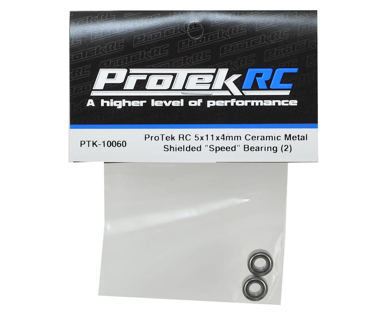 ProTek RC 5x11x4mm ceramic Metal Shielded "speed" Bearing (2)