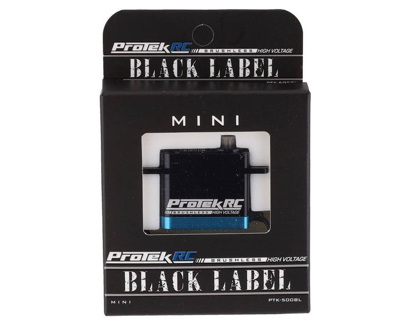 ProTek RC 500BL "Black Label" 1/12 High Torque Brushless Mini Servo (High Voltage/Metal Case)