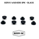 Reefs Servo Washers 3.7mm (8) - Black