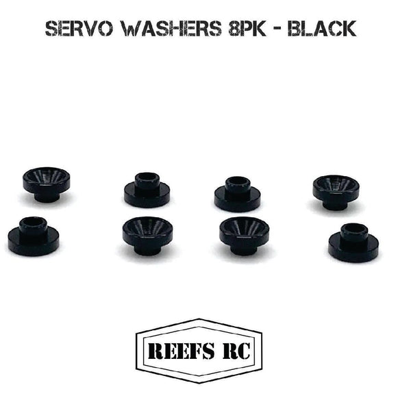 Reefs Servo Washers 3.7mm (8) - Black