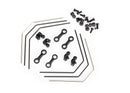 Traxxas Sway bar kit, 4-Tec 2.0 (front and rear) (includes front and rear sway bars and adjustable linkage)