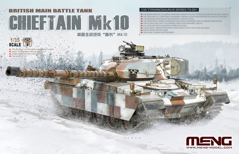 Meng 1/35 British Main Battle Tank Chieftain Mk10