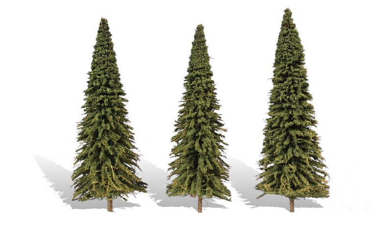 Woodland Scenics 6" - 7" Ready Made Trees - Evergreen 3/Pk