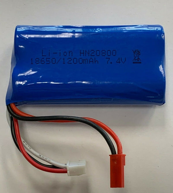 7.4V 1200mAh Li-ion Battery JST RC Pro