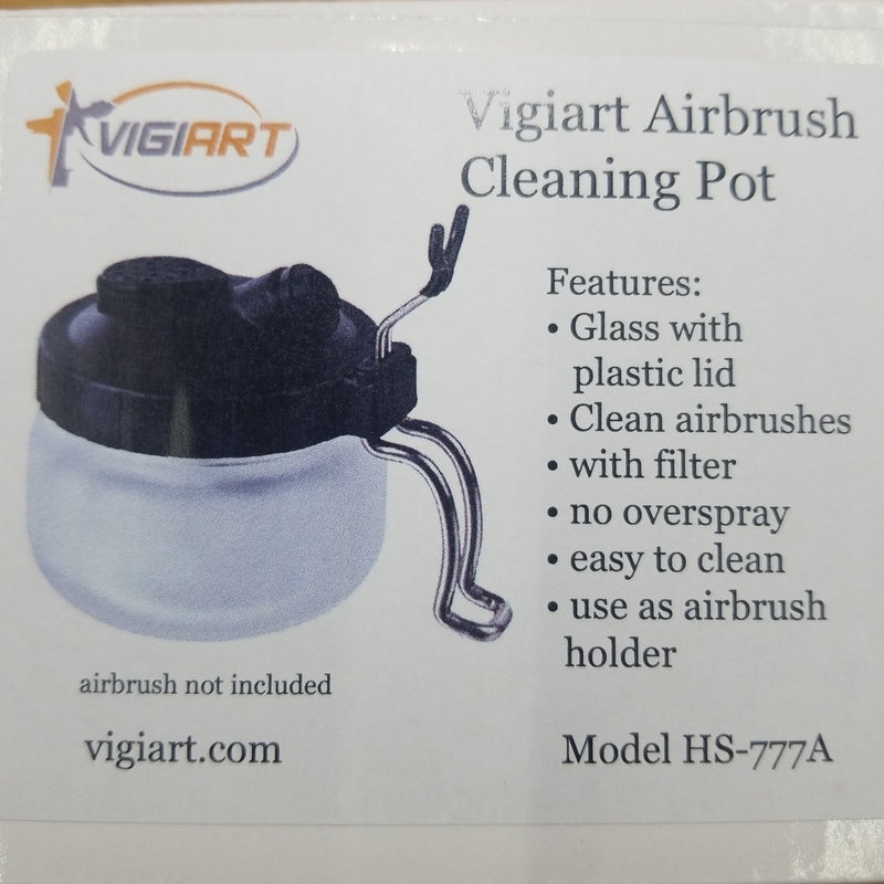 Airbrush Cleaning Pot by Vigiart HS-777A