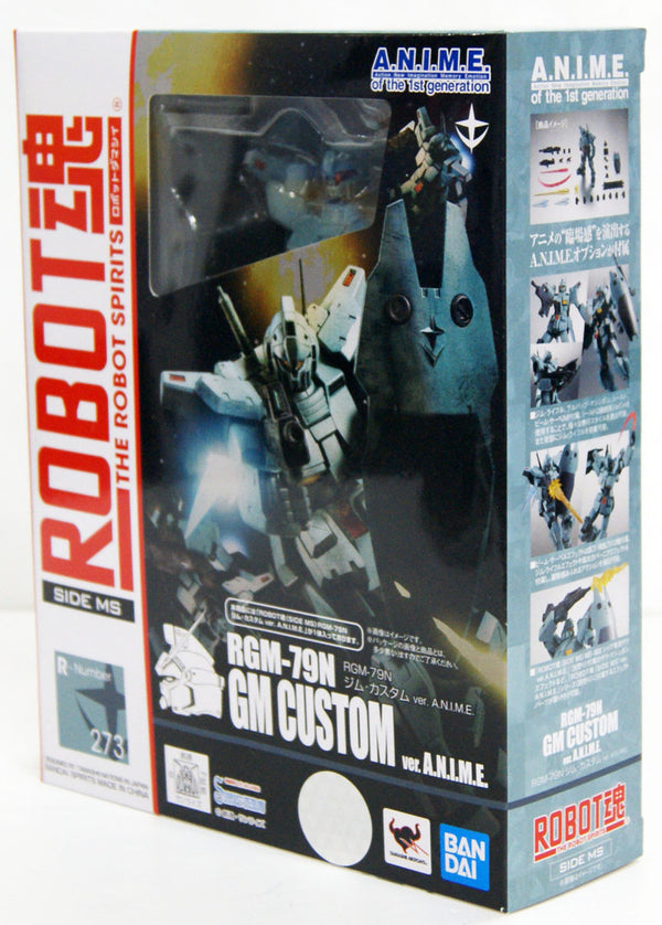 Bandai Robot Spirits RGM-79N GM Custom Ver. A.N.I.M.E. "Mobile Suit Gundam"