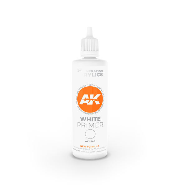 AK Interactive 3rd Gen White Primer 100 ml