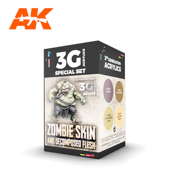AK Interactive Wargame Color Set Zombie Skin