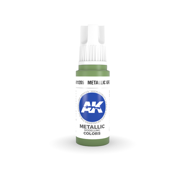 AK Interactive 3G Acrylic Metallic Green 17ml