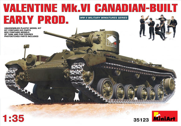 MiniArt 1/35 Valentine Mk 6. Canadian-built Early Prod.