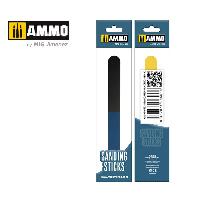 Ammo Mig Standard Sanding Stick (180/320/600/2000)