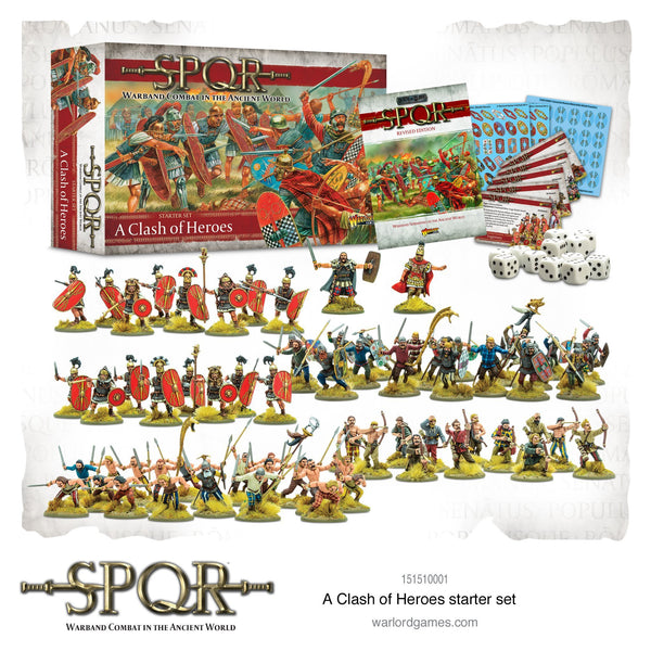 SPQR: A Clash of Heroes Starter Set War Combat In The Ancient World