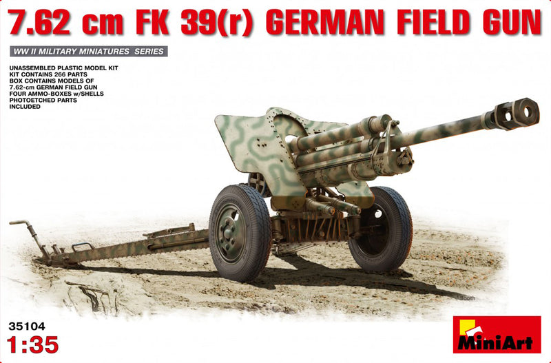 MiniArt 7.62 cm FK 39(r) German Field Gun (1/35)