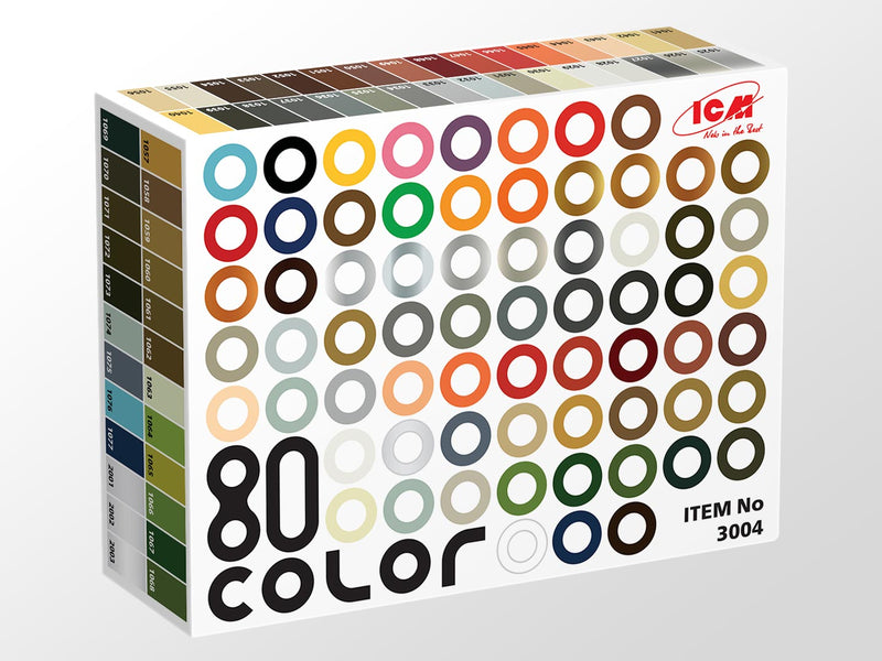 ICM Acrylic Paint Set (80 jars)