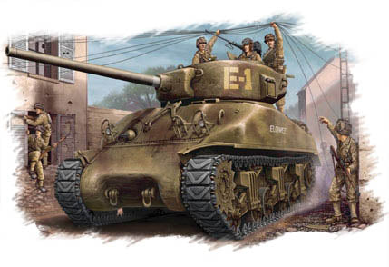 Hobby Boss 1/48 M4A1 76(W) Tank