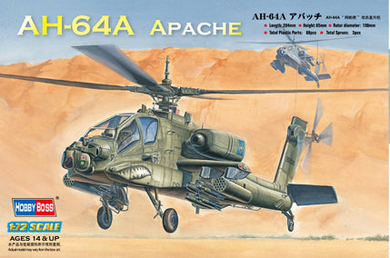 Hobby Boss 1/72 AH-64A Apache Attack Helicopter