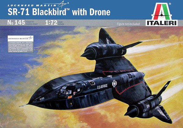 1/72 Sr-71 Blackbird With Drone