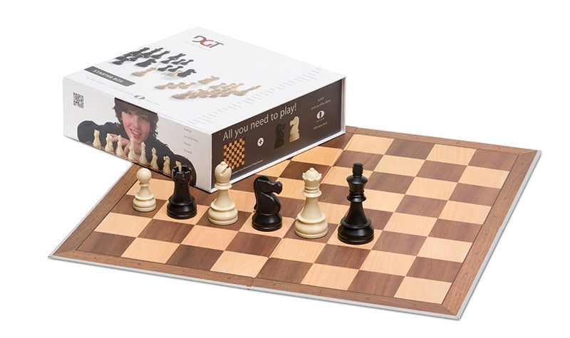 DGT Chess Starter Box Grey (Board & Pieces)