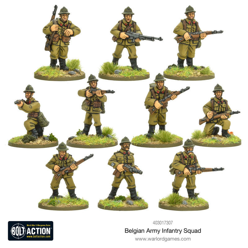 Belgian Army Infantry squad