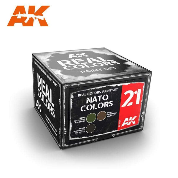 AK Interactive Real Colors NATO Colors Set