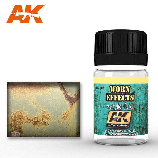 AK Interactive Worn Effects Acrylic Fluid