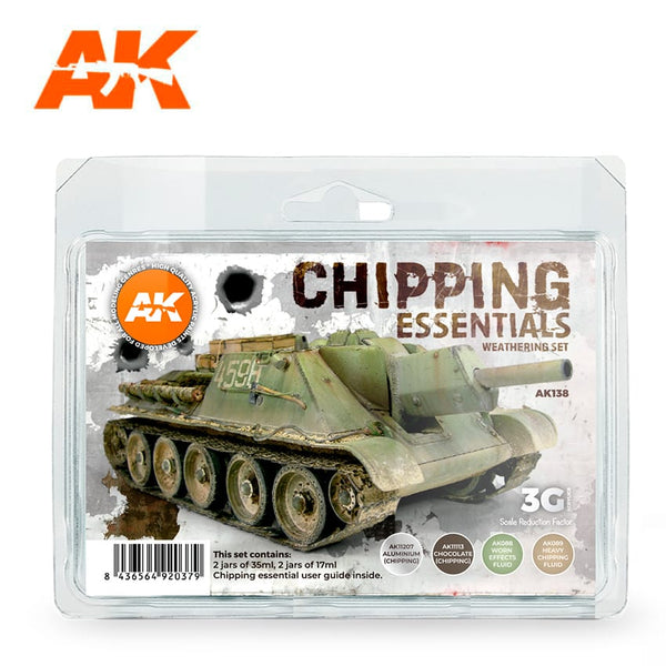 AK Interactive Chipping Essentials Weathering Set