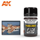 AK Interactive Paneliner For Sand And Desert Camouflage 35ml