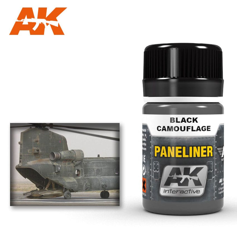 AK Interactive Paneliner For Black Camouflage 35ml