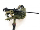 BA Model Studio 1/10 Scale Model M2HB Browning .50 Caliber Machine Gun Replica (Large Ammo Box wo/ Shield)