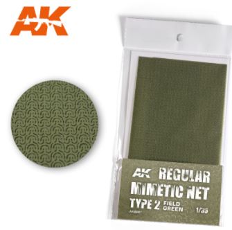 AK Interactive Camouflage Mimetic Net Field Green Type 2 AK8067