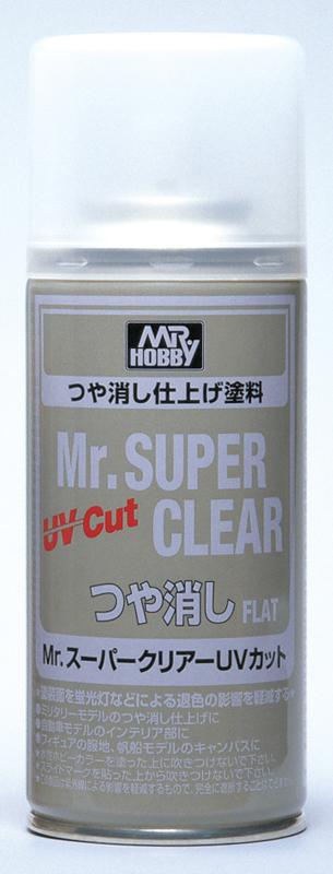 Mr Hobby Mr Super Clear UV Cut Flat Spray