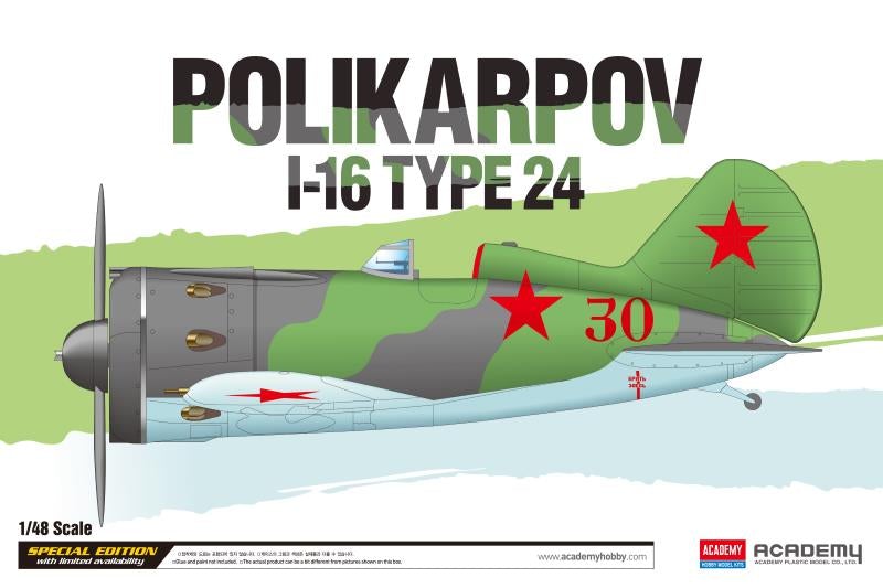 Academy 1/48 Polikarpov I-16 Type 24 LE: