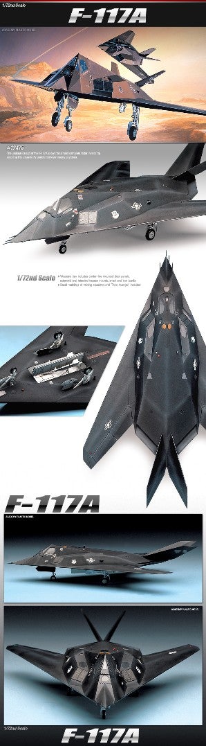 Academy 1/72 F-117A STEALTH FIGHTER/BOMBER