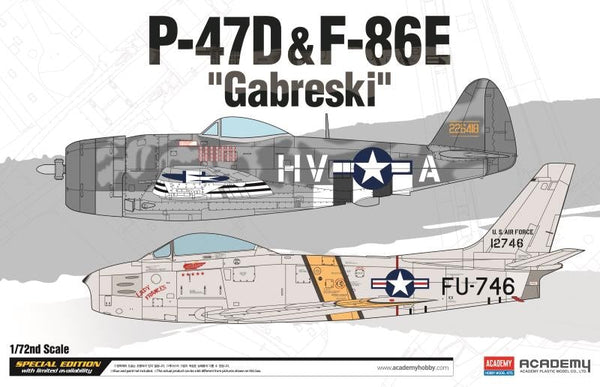 Academy 1/72 P-47D & F-86E "Gabreski"