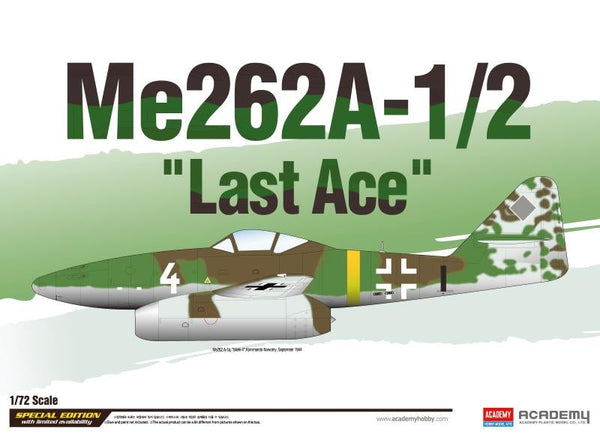 Academy 1/72 Me262A-1/2 "Last Ace" LE: