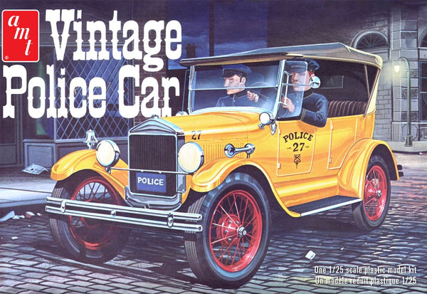 AMT 1927 Ford T Vintage Police Car 1/25 Model Kit (Level 2)