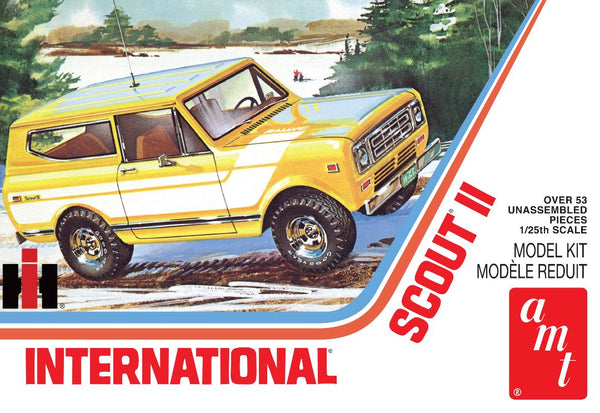 AMT 1977 International Harvester Scout II 1/25 Model Kit (Level 2)
