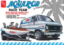AMT 1/25 Aqua Rod Race Team 1975 Chevy Van, Race Boat And Trailer