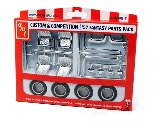 AMT 1957 Fantasy Parts Pack (Works with many 1/25 dragster and custom car kits)