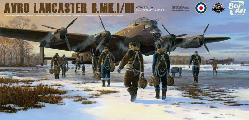 *Special Order* Border Model 1/32 Avro Lancaster B.MK.I/III with Full Interior