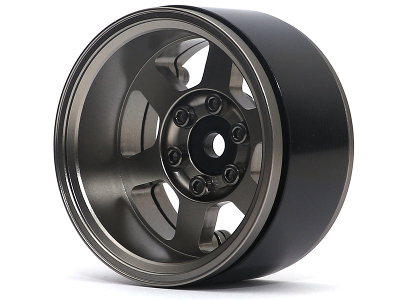 Boom Racing TE37XD KRAIT™ 1.9 Deep Dish Aluminum Beadlock Wheels w/ XT601 Hubs (4) Gun Metal