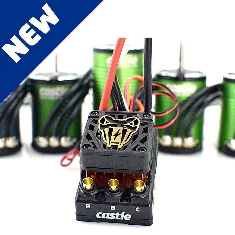 Castle Creations Copperhead 10 Sensored ESC Crawler Edition w/ 1406-1900Kv Sensored Motor