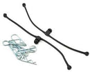Du-Bro Body Clip Retainers (Black) 2/pkg.