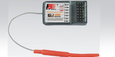 Flysky 2.4Ghz 6 Channel Receiver for Aircraft - Compatible with FS-T6 and FS-i6X Transmitters.