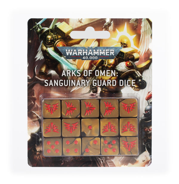 Warhammer 40000: Arks of Omen Sanguinary Guard Dice Set