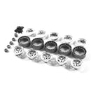 Hobby Plus Internal Beadlock Wheel Set (Chrome)(4)