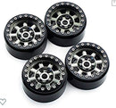 4PCS Metal 1.9" Beadlock Wheel Rim for 1:10 RC Crawler Axial SCX10 90046 90047 Tamiya CC01 RC4WD D90 D110 RC Car Wheel Hub